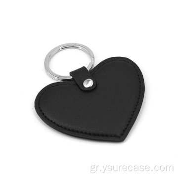 Κλειδί κάτοχος αγάπης καρδιά προσαρμοσμένο λογότυπο αλυσίδα κλειδιού